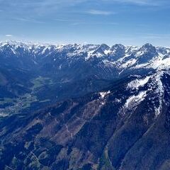 Flugwegposition um 11:41:45: Aufgenommen in der Nähe von Gemeinde Hinterstoder, Hinterstoder, Österreich in 2112 Meter